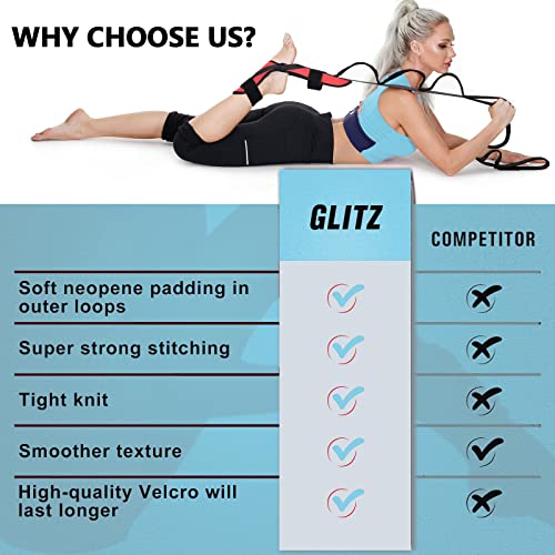 Foot and Calf Fascia Stretcher for Plantar Fasciitis, Physiotherapy Stretching Strap, Yoga Stretch Strap Improves Strength...