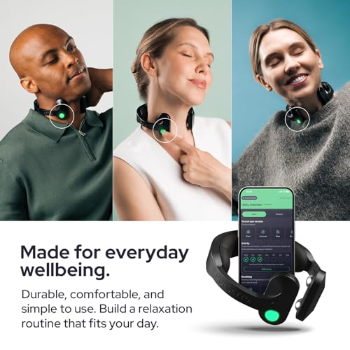 Pulsetto FIT Wellness Wearable with Vagus Nerve Support – Patented Neuro Technology for Relaxation, Stress Balance, Focus,...