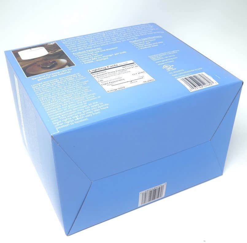 GE Daylight LED 60W Equivalent General Purpose A19 Light Bulbs (12 Pack)