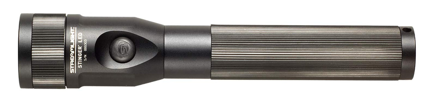 Streamlight Stinger LED Flashlight 425-Lumen Aluminum Light Only Black Model 75710