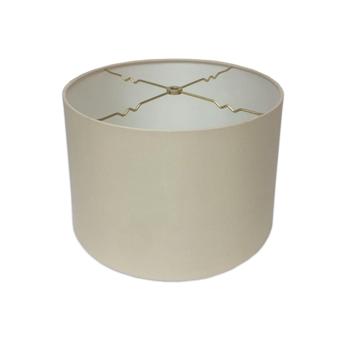 Royal Designs, Inc. Shallow Drum Lamp Shade Beige 15 x 16 x 10 Model HB-610-16BG