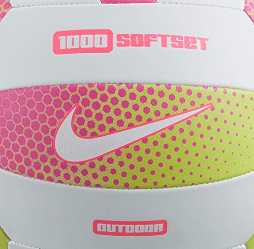 Nike Softset 1000 Outdoor Volleyball 5 Pink/White