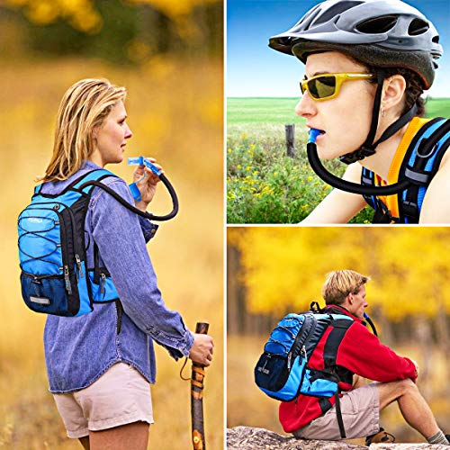 Lunidry Insulated Hydration Pack Backpack with 3L BPA Free Leak-Proof Water Bladder, Keep Liquids Cool for Up to 5 Hours, ...
