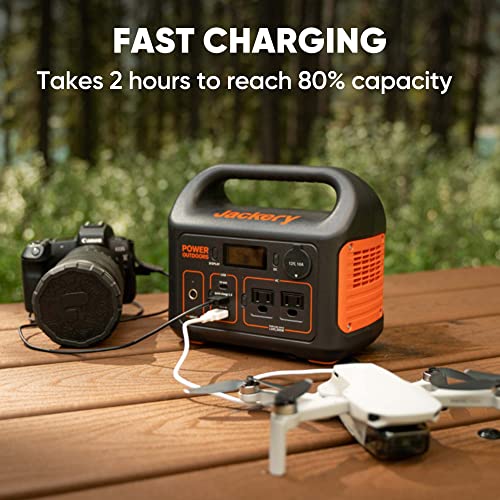 Jackery Portable Power Station Explorer 300, 293Wh Backup Lithium Battery, Solar Generator for Outdoors Camping Travel Hun...