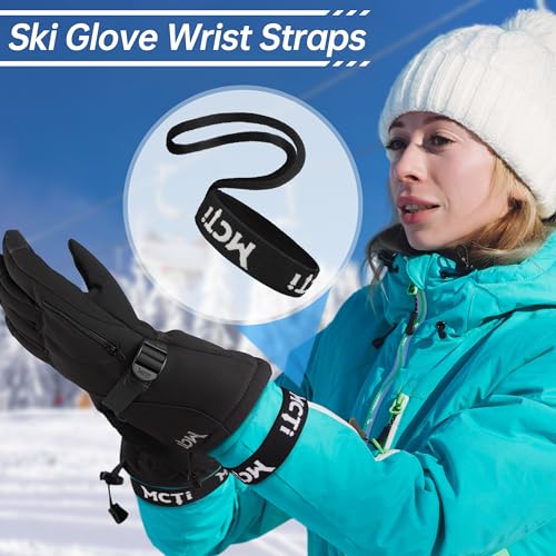 MCTi Ski Gloves Wrist Strap, Perfect Mountaineering & Ski Accessories for Hanging Glove