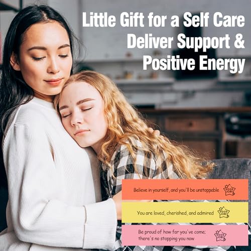 HIONXMGA Positive Messages in a Bottle (60+ Positive Affirmations),Self Care Gifts for Women Men Stress Relief Get Well So...
