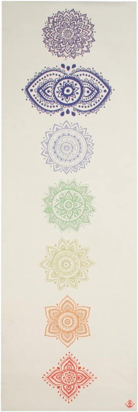 Shakti Warrior TPE Yoga Mat - Artist Designed, Premium eco friendly mats, Non Slip, Non toxic, Great For Regular & Hot Yog...