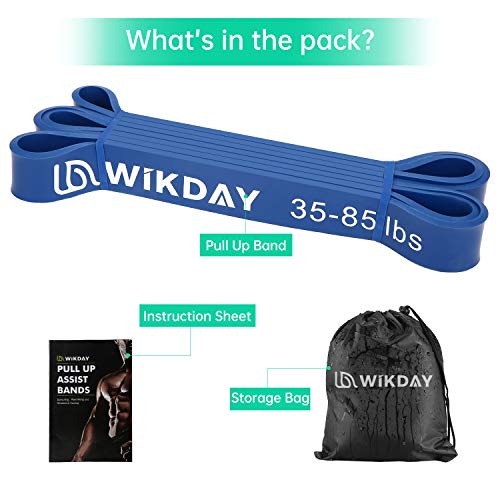 WIKDAY Resistance Bands for Working Out, Exercise Bands, Workout Bands, Pull Up Assistance Bands for Body Stretching Train...