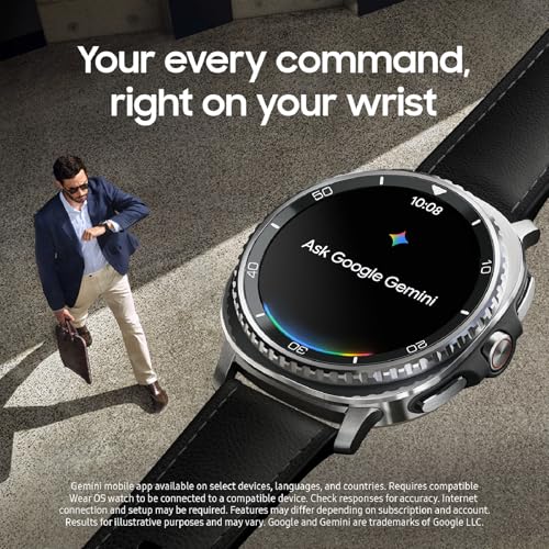 Samsung Galaxy Watch 8 Classic (2025) 46mm Bluetooth Smartwatch, Cushion Design, Rotating Bezel, Quick Button, Sleep Coach...