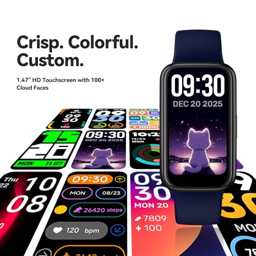 Enfit Fitness Trackers,Smart Watch with 1.47"Color Screen,100+Sport Modes Fitness Watch with Heart Rate Sleep Monitor, Ped...