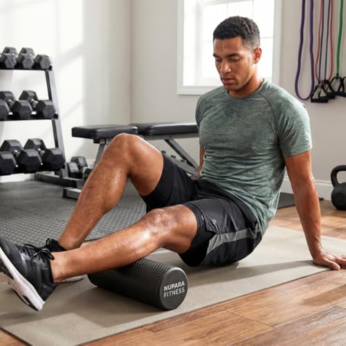NUPARA FITNESS Foam Roller for Back, Legs, and Deep Tissue Muscles. Muscle Roller for Running, Cycling, Sports, Exercise, ...