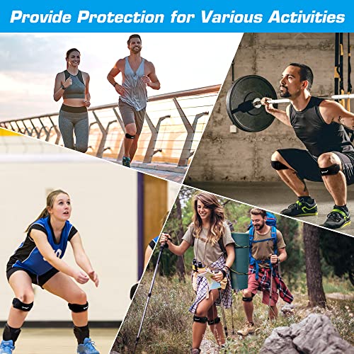 IPOW Patella Tendon Knee Strap 2 Pack Knee Pain Relief & Patella Stabilizer Knee Strap, Patellar Tendon Support Strap, Kne...