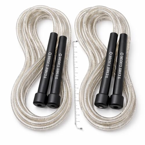 Street Ropez Royalty Double Dutch Jump Ropes (Set of 2) – 14 ft, Heavy-Weight, Tangle-Free, No Doubling Needed, Perfect fo...
