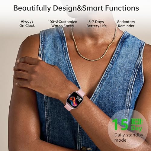 Fitness Tracker Answer/Make Calls, Smart Watch with Blood Pressure, Blood Oxygen, 24/7 Heart Rate Monitor, 120+ Sport Mode...