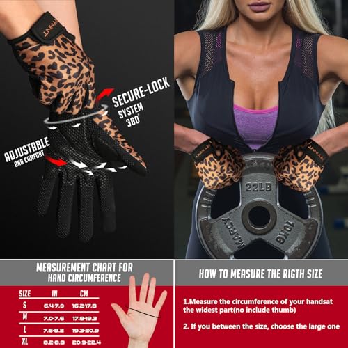 ZEROFIRE Workout Gloves for Women Men - Weight Lifting Gloves with Full Palm Protection & Extra Grip for Women Gym, Weight...