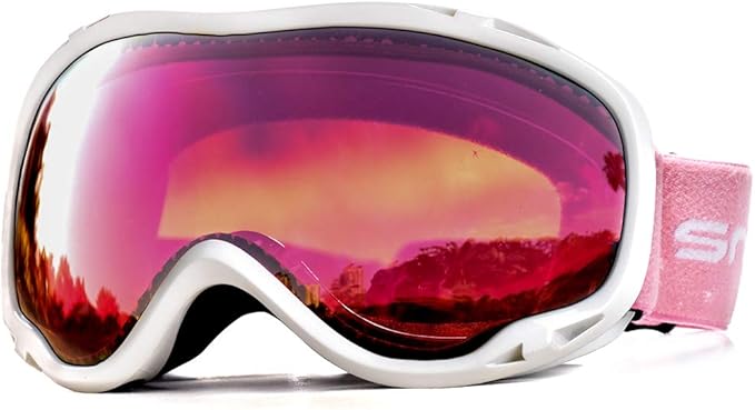 HUBO SPORTS Ski Goggles Over Glasses-Ski Snowboard Snowmobile Goggles for Men Women Adult, Anti Fog 100% UV Protection