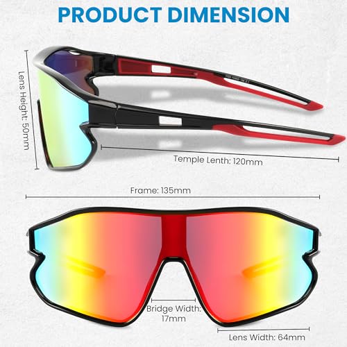 Kids Sports Sunglasses Youth Baseball UV400 Sport Frame Shades Boys Girls