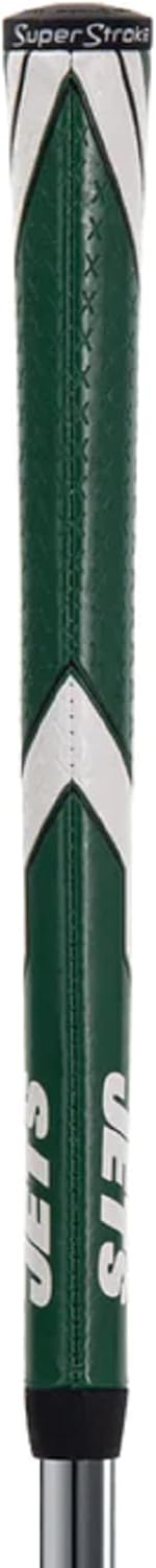 SuperStroke NFL Golf Club Grip, Standard Size, Black, Rubber, Textured