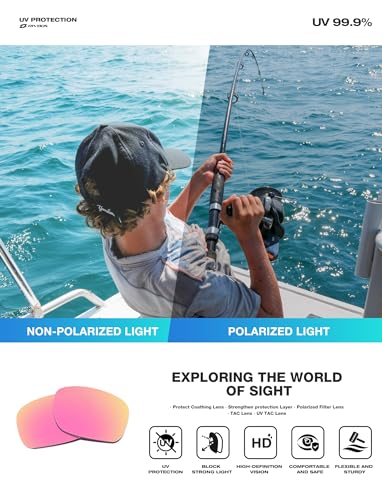 RIVBOS Sunglasses for Men Women Polarized UV Protection Sports Fishing Driving Shades Cycling RB833