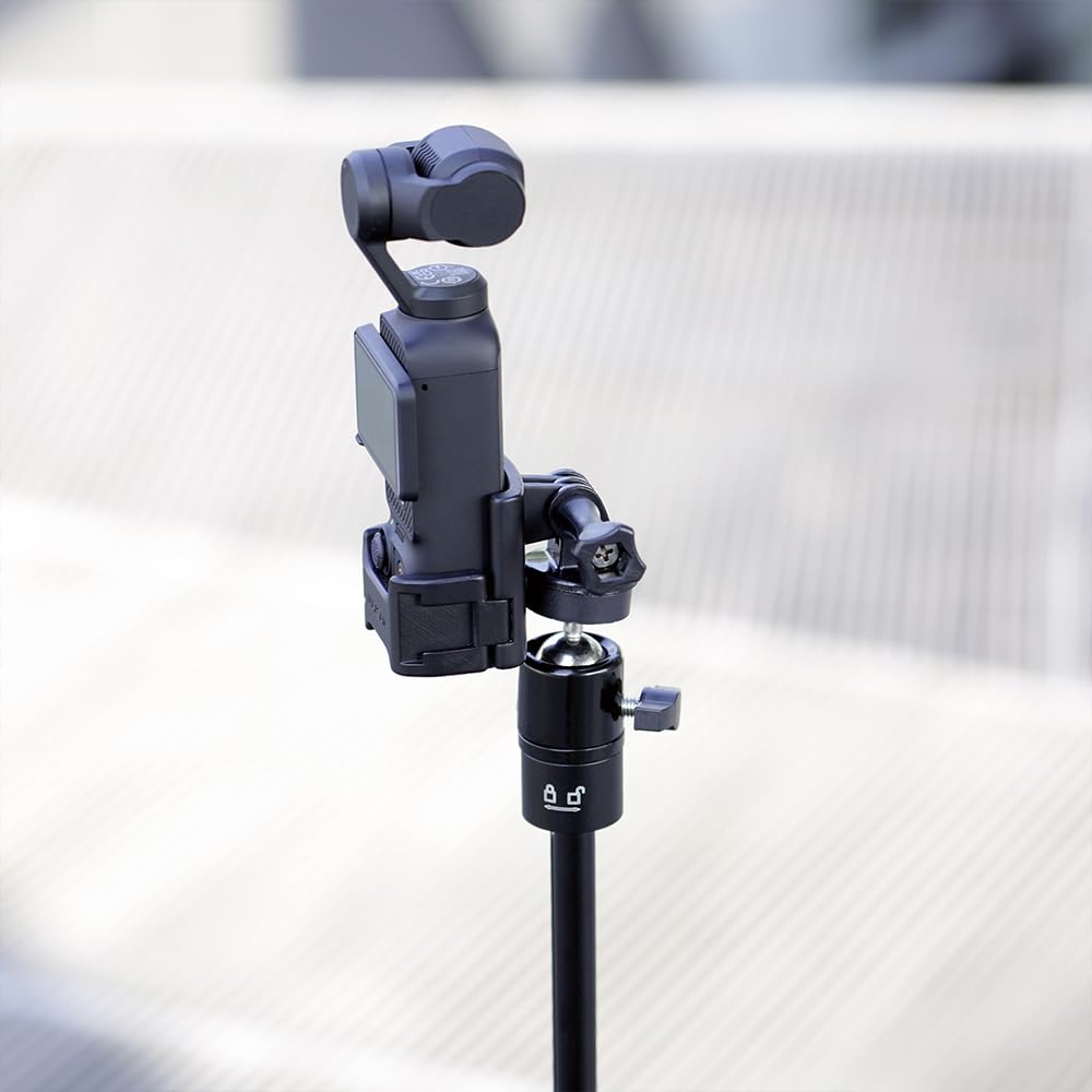 Maxcam Selfie Stick Tripod Extension Rod For Dji Osmo Pocket 3, 90Cm Aluminum Alloy Extension Rod + Aluminum Alloy Tripod.