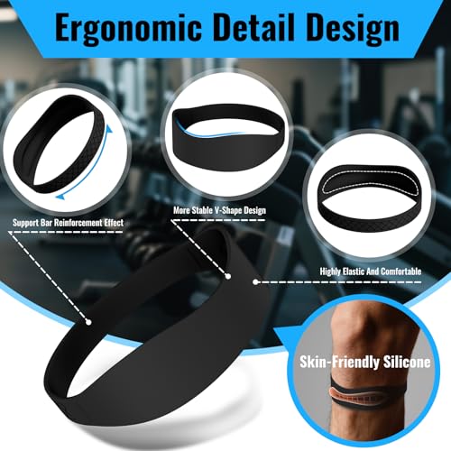 OPOX 2PCS Patella Band, Patellar Tendon Support Strap for Knee Pain and Tendonitis, Knee Brace for Women & Men, Patella Su...