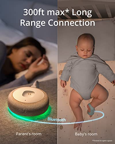 eufy Security Baby Monitor Baby Smart Sock with 2.4 GHz Wi-Fi, Track Sleep Patterns, Naps, Heart Rate, No Monthly Fee