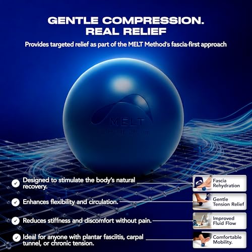 MELT Method Hand & Foot Therapy Ball Kit w/ Sensory FasciaPoint - Therapy Massage Ball Set and Massage Roller for Plantar ...