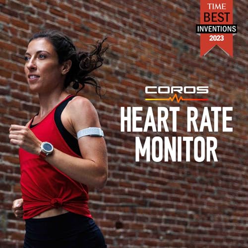 COROS Heart Rate Monitor, Comfort, Easy to wear, Auto-wear Detection, Advanced Sensor, Precise Data, Bluetooth, 38 Hours B...