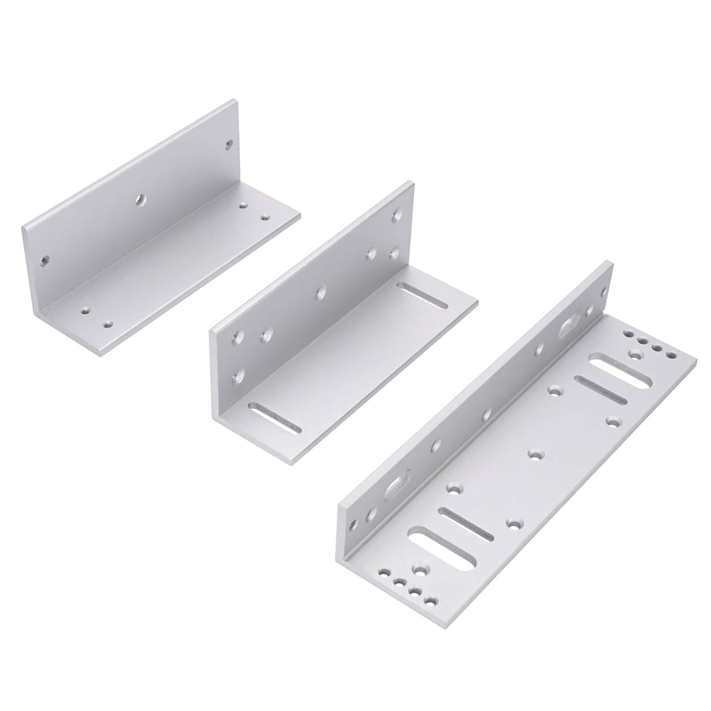 Electric Magnetic Door Lock with Z and L Bracket Outdoor Waterproof 500KG 1200lb Holding Force Electromagnet Lock 12V DC Fail Safe NC Mode for Access Control System