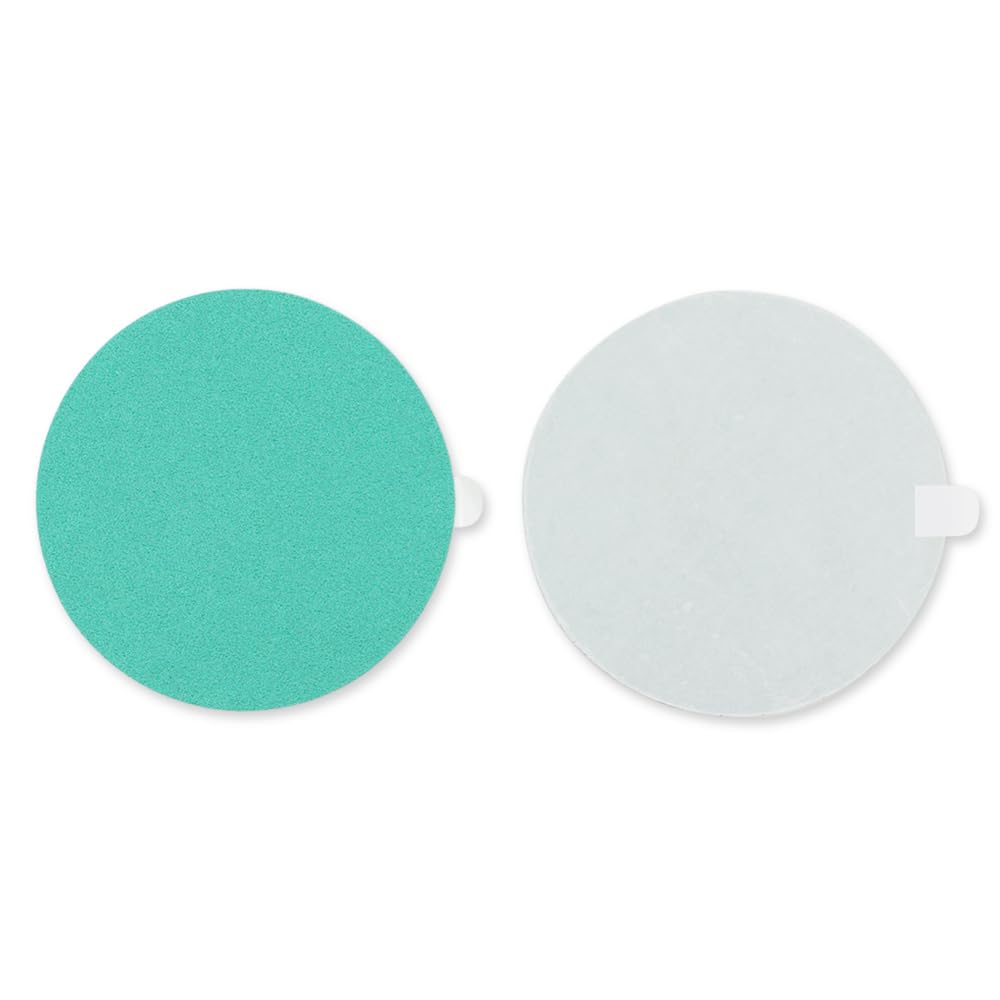 BHA 5” Green Film PSA Self Adhesive Sanding Discs - 50 Pack - Wet/Dry, Sticky Back, Premium Aluminum Oxide for Long-Lasting, Low-Dust & Load Resistant Sanding and Surface Finishing - 400 Grits