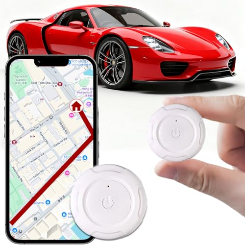 GPS Tracker for Vehicles,Mini Portable GPS Tracker Hidden Magnetic Tracker Real-Time Tracking Global Coverage for Car,Pet...