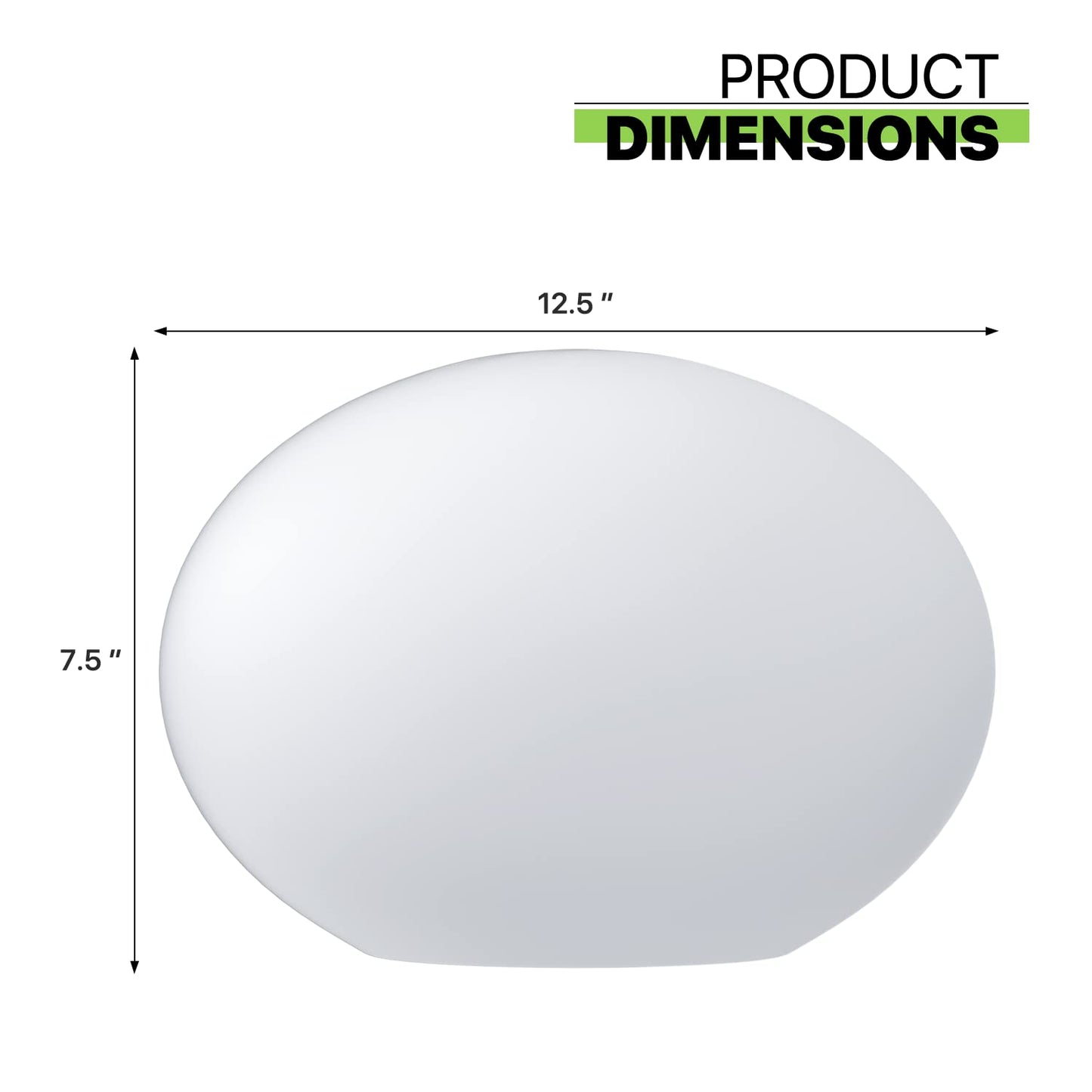 Magshion LED Ball Light, 12.5in Diameter, 16 RGB Colors, 4 Flash Modes, Dimmable Mood Lamp for Bedroom, Garden, Bar, Pub, Club