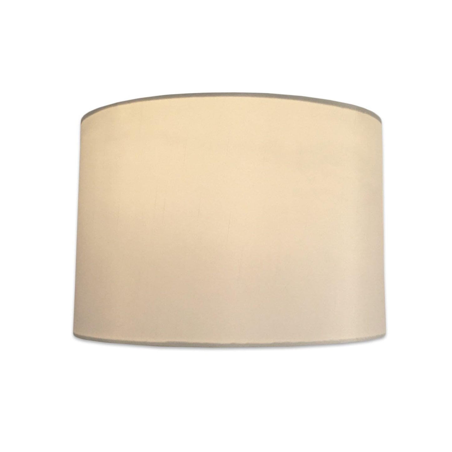 Royal Designs HB-610-12WH Hardback Lamp Shade, Shallow Drum, 11x12x8.5 inches, White