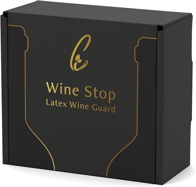 Wine Stopper, Ultimate Protection for Wine Bottles, Made of Food Grade Latex for Wine and Beverages, Unique Gift for Wine Lovers (Pack of 50)