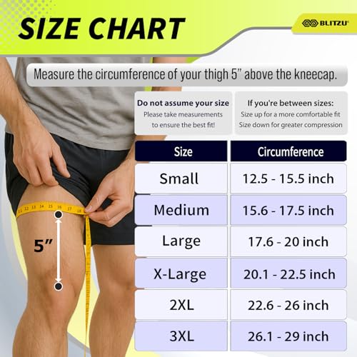 Knee Brace for Meniscus Tear 2 Pack, Knee Compression Sleeve for Men and Women, Knee Support for Arthritis, Swelling, Infl...