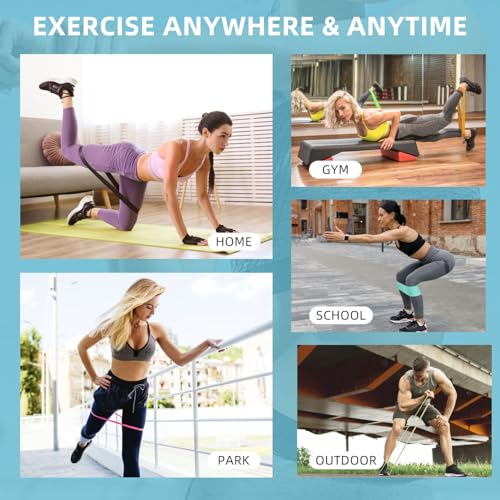 Resistance Bands, Pull Up Bands, Pull Up Assist Band Exercise Bands for Men & Women Working Out, Body Stretching, Physical...