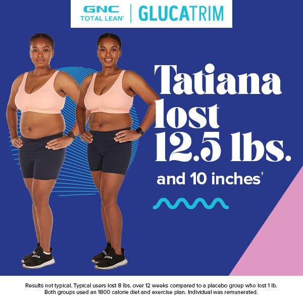 GNC Total Lean GlucaTrim - 120 Capsules | 60 Servings
