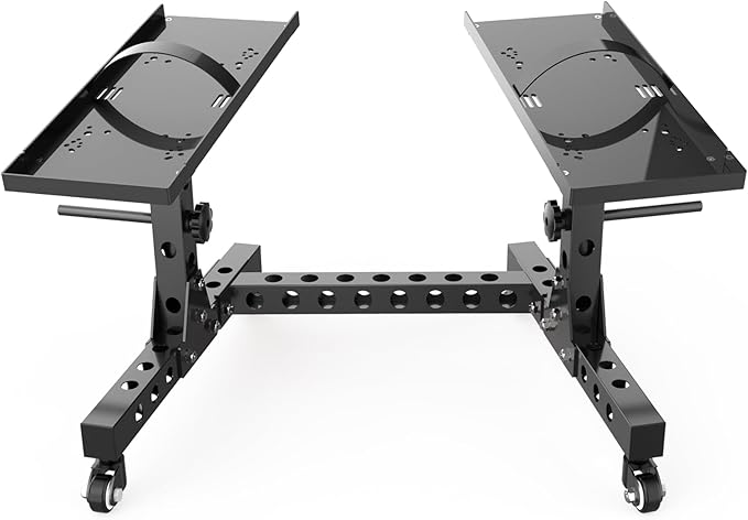 Eisenlink Adjustable Dumbbell Rack & Weight Rack, Holds 440 lbs, Space Saving Design for Home Gym Organization