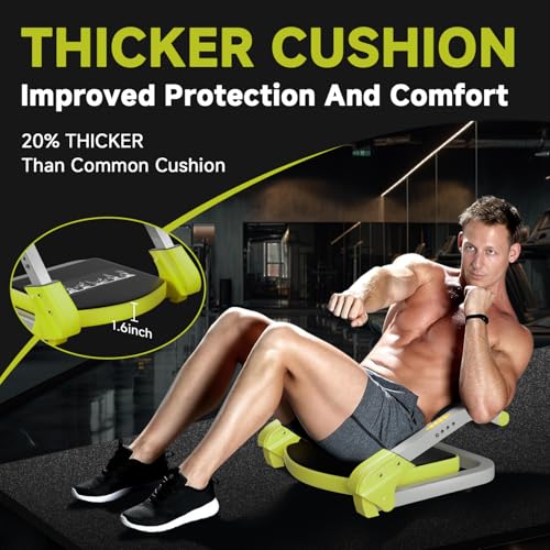 Ab Trainer/Crunch Machine, Ab Workout Equipment, 4 Adjustable Resistance, Ab Machine for Stomach Workout, 350 LBS Weight C...