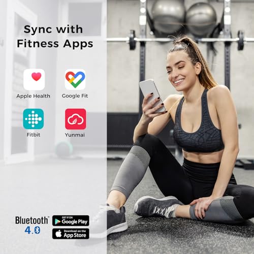 Yunmai Smart Scale with BMI, Body Fat, Muscle Mass, Body Weight, Body Fat Scale, 13 Body Composition Scale, Accurate Digit...