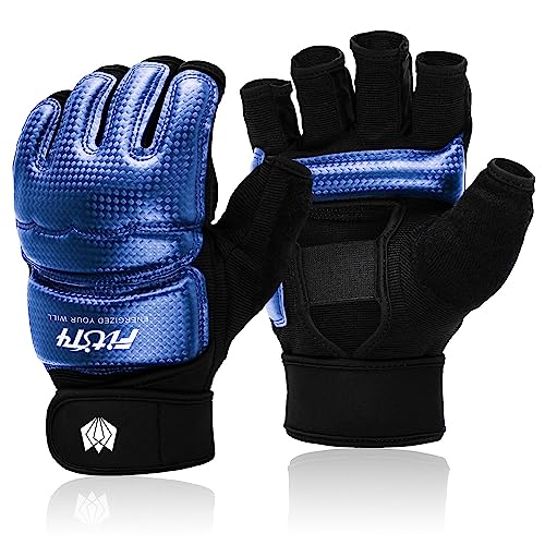 FitsT4 Sports Half Mitts MMA UFC Training Boxing Punch Bag Martial Arts Gloves