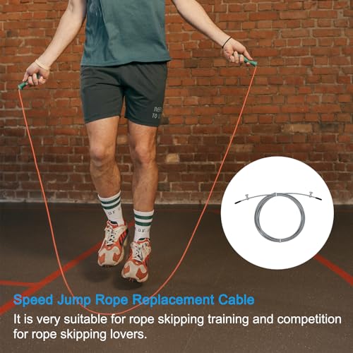 PATIKIL Speed Jump Rope Replacement Cable, Professional Skipping Rope Steel Wire Replace