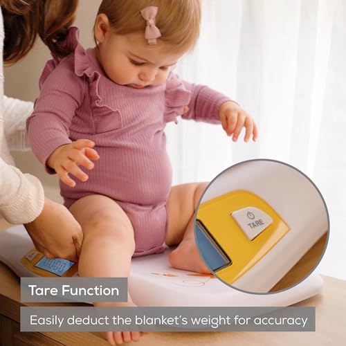 Beurer BY80 Digital Baby Scale, Infant Scale for Weighing in Pounds, Ounces, or Kilograms up to 44 lbs, Newborn Baby Scale...