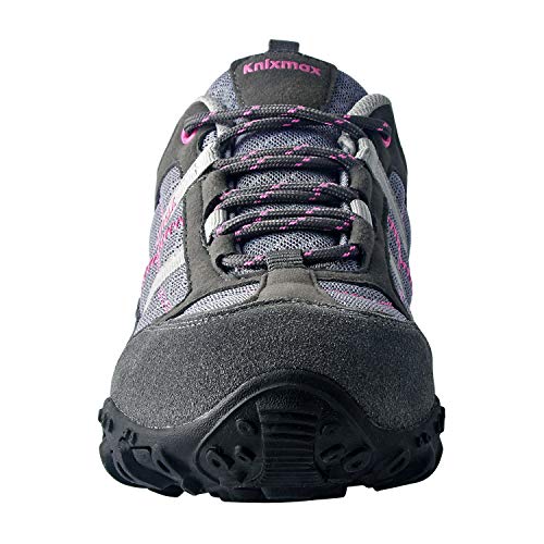Knixmax Womens Hiking Shoes Lightweight Non-Slip Climbing Trekking Sneakers for Woman Camping Backpacking Shoe Summer Hike...