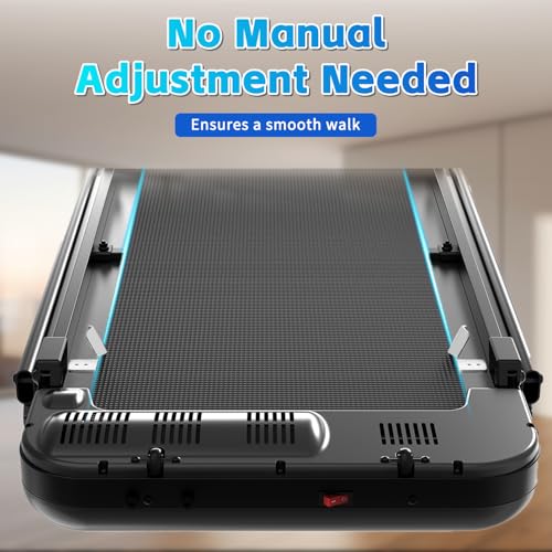 3 in 1 Under Desk Treadmill with Incline, Compact Electric Foldable Walking Pad Treadmill, 2.5HP Mini Workout Equipment wi...