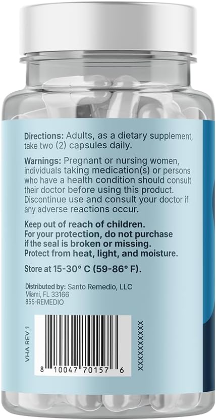 Santo Remedio Thyroid Plus, Thyroid Health, Healthy Brain, Healthy Energy Levels, Immune Health, Contains Vitamin B12, Iodine, Selenium, Zinc, Copper, L-Tyrosine, 60 Capsules, 30 Servings
