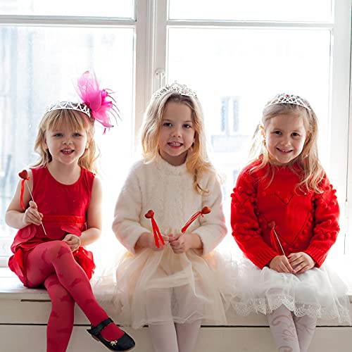 Hicarer 20 Pieces Girls Tiara Crown Silver Princess Crowns Girls Crystal Tiaras Bulk for Wedding Birthday Party Favor (Cut...