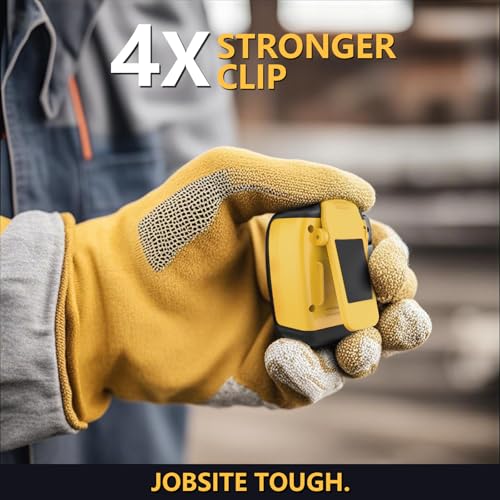 Wearable Bluetooth Speaker,Clip on Wireless Jobsite Water-Resistant Portable Speaker, Built in Mic for Hands-Free/Call, Su...