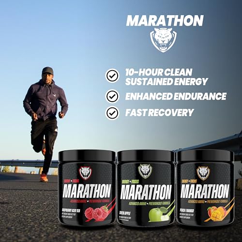 6AM Run Marathon | Running Supplements for Endurance & Stamina | Amino Energy with BCAAs for a Clean Pre Running Fuel | No...