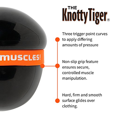 Tiger Tail Knotty Tiger Knot Buster Massage Ball Tool Delivers Elbow Deep Pressure Relieving Hands Fingers Thumbs from Fat...